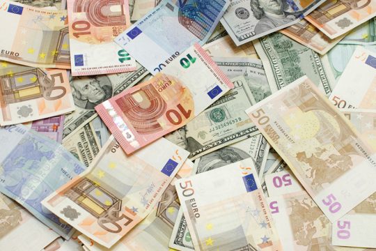 euros dolars